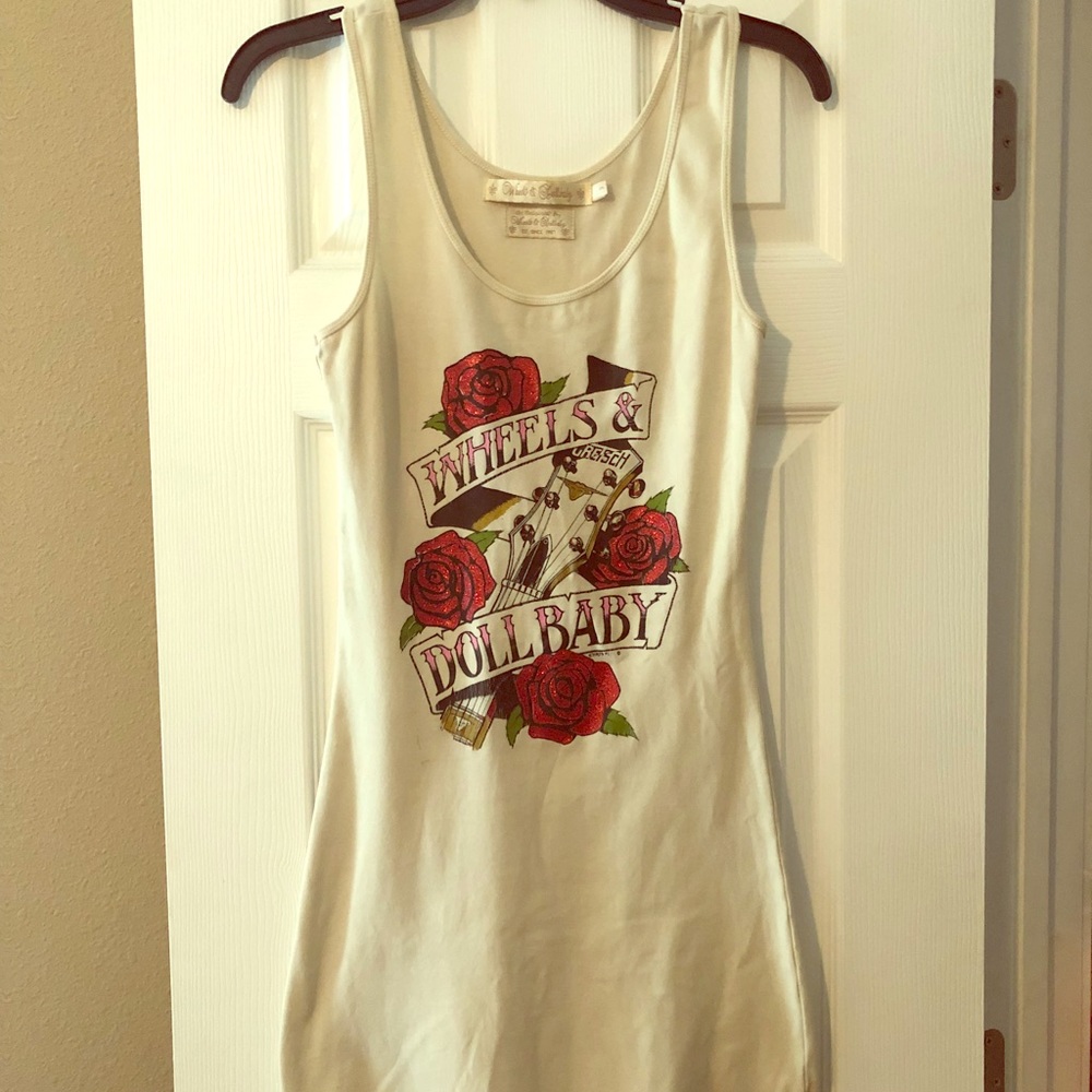 Wheels and Dollbaby tank dress Sz 3 AUS, 10-12